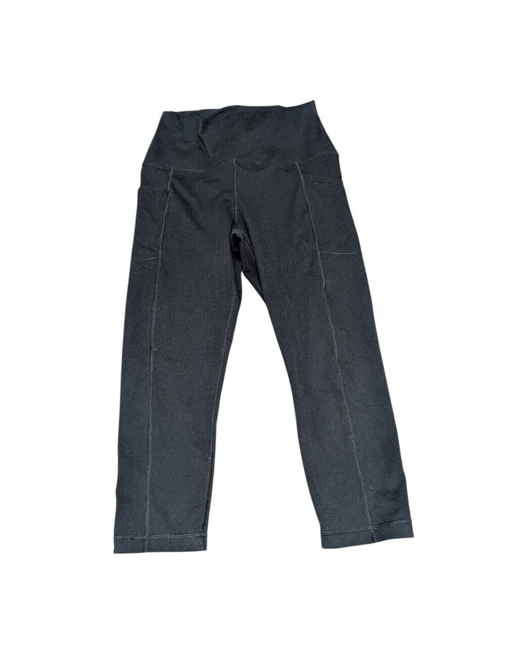 YOGALICIOUS Lux Tribeca Crop Black Performance Leggings (Large)